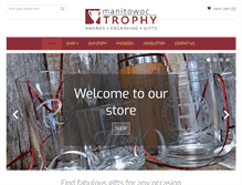 Tablet Screenshot of manitowoctrophy.com